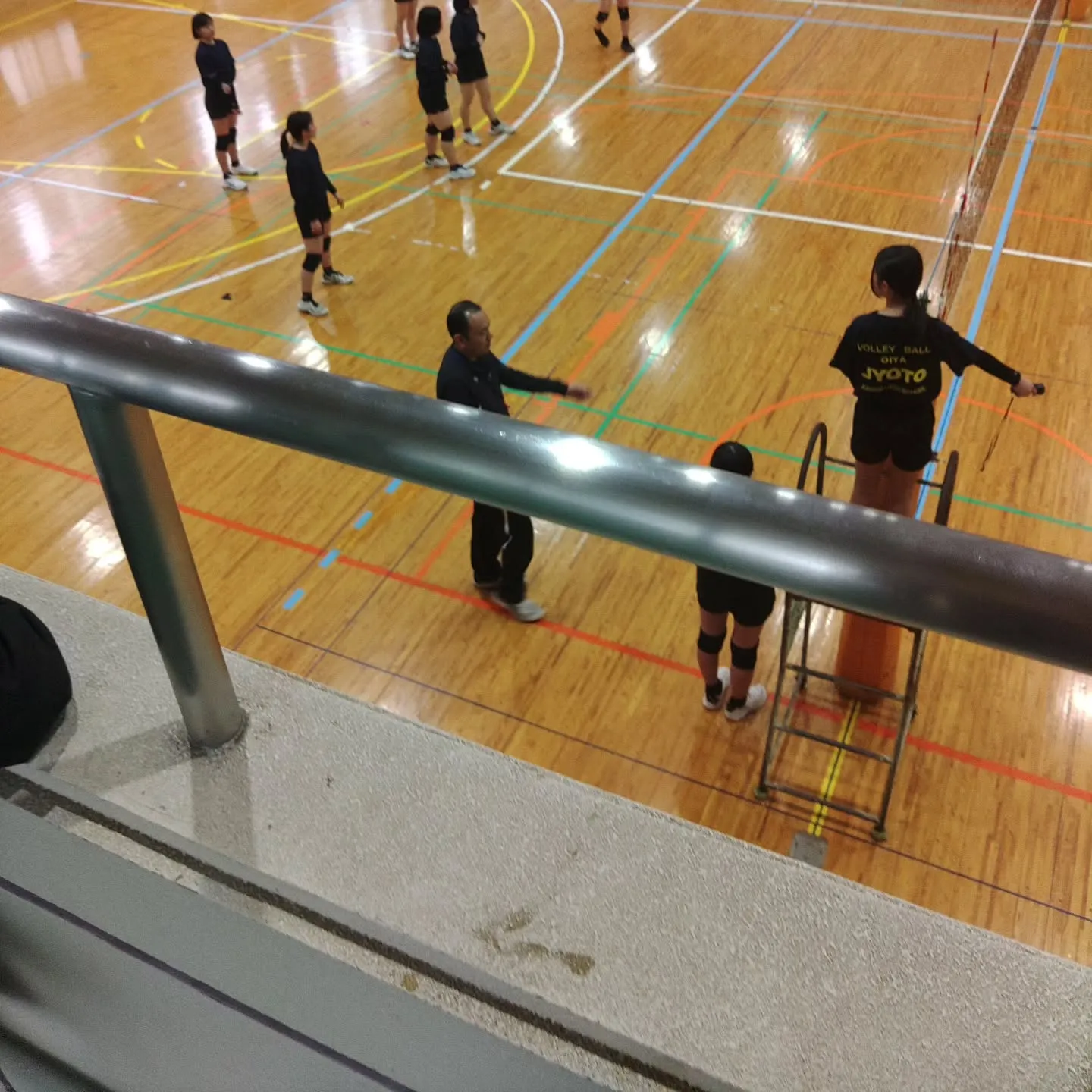 本日、次女はバレーボール練習試合👏